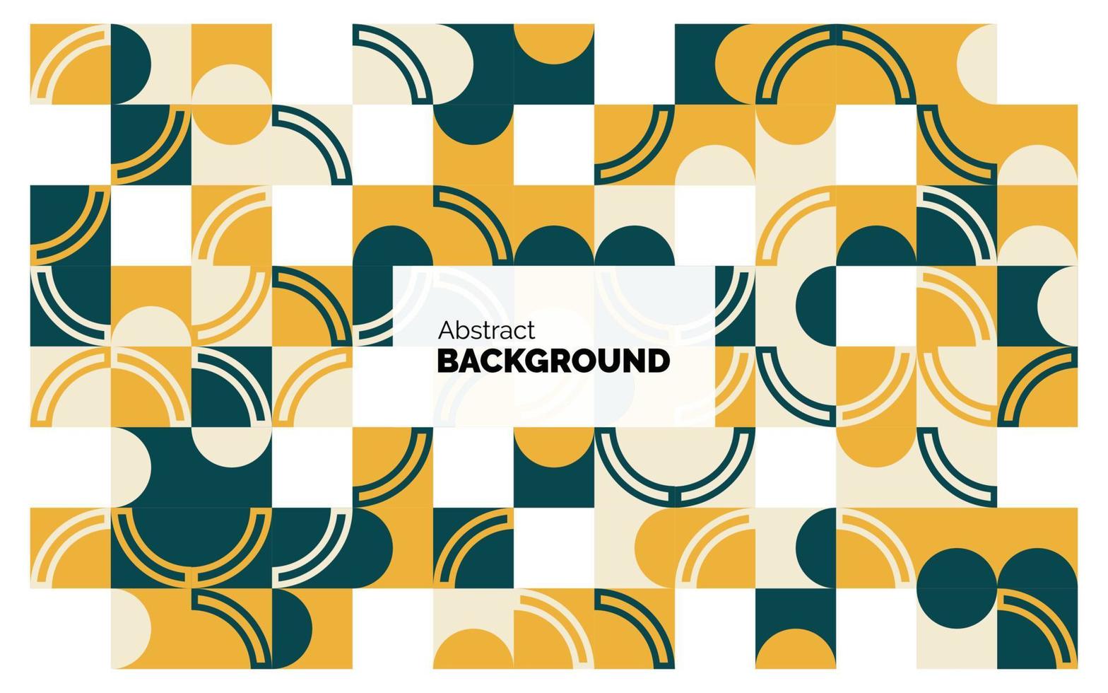 Geometric Mosaic background. Vector illustration