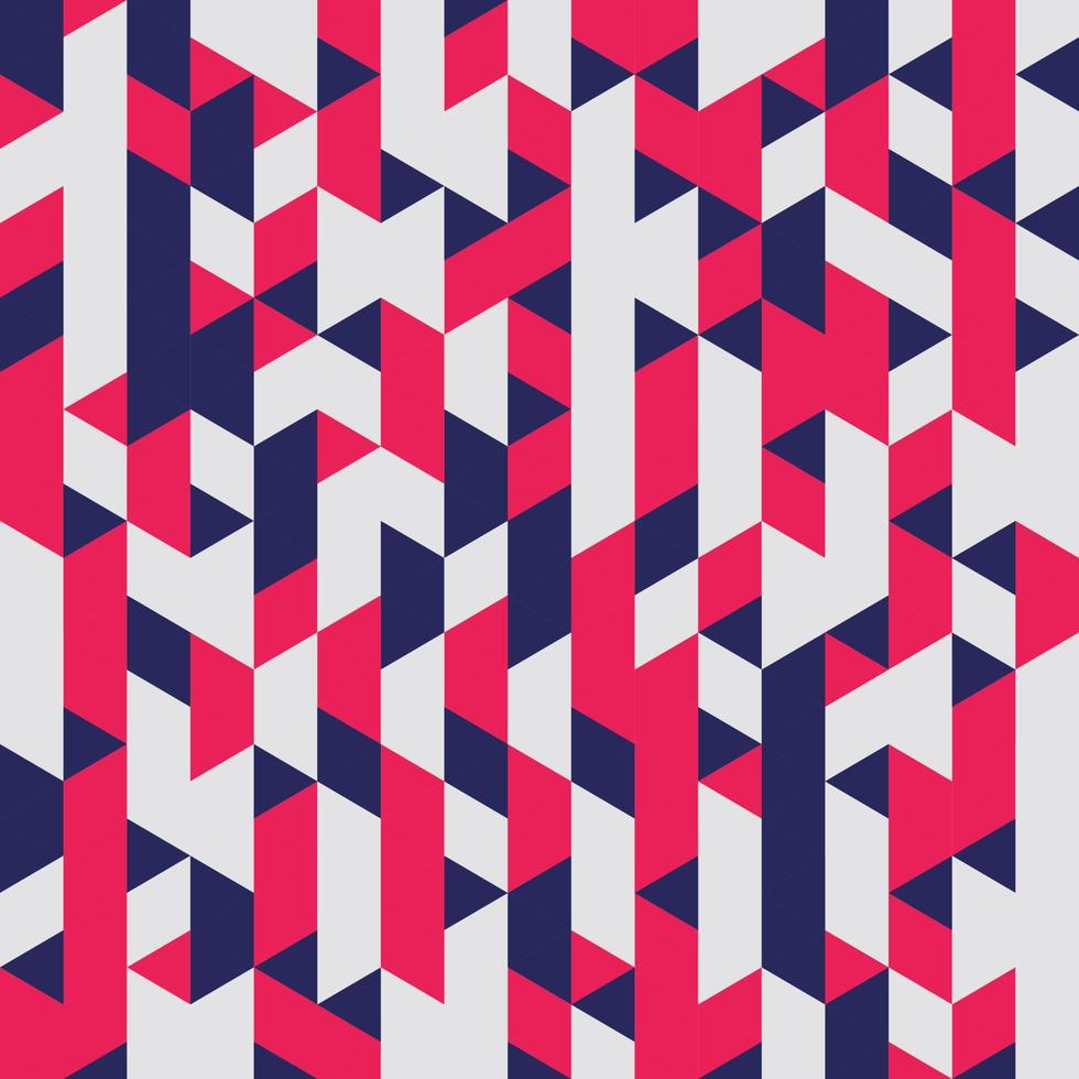 Red Geometric Seamless pattern Abstract background vector