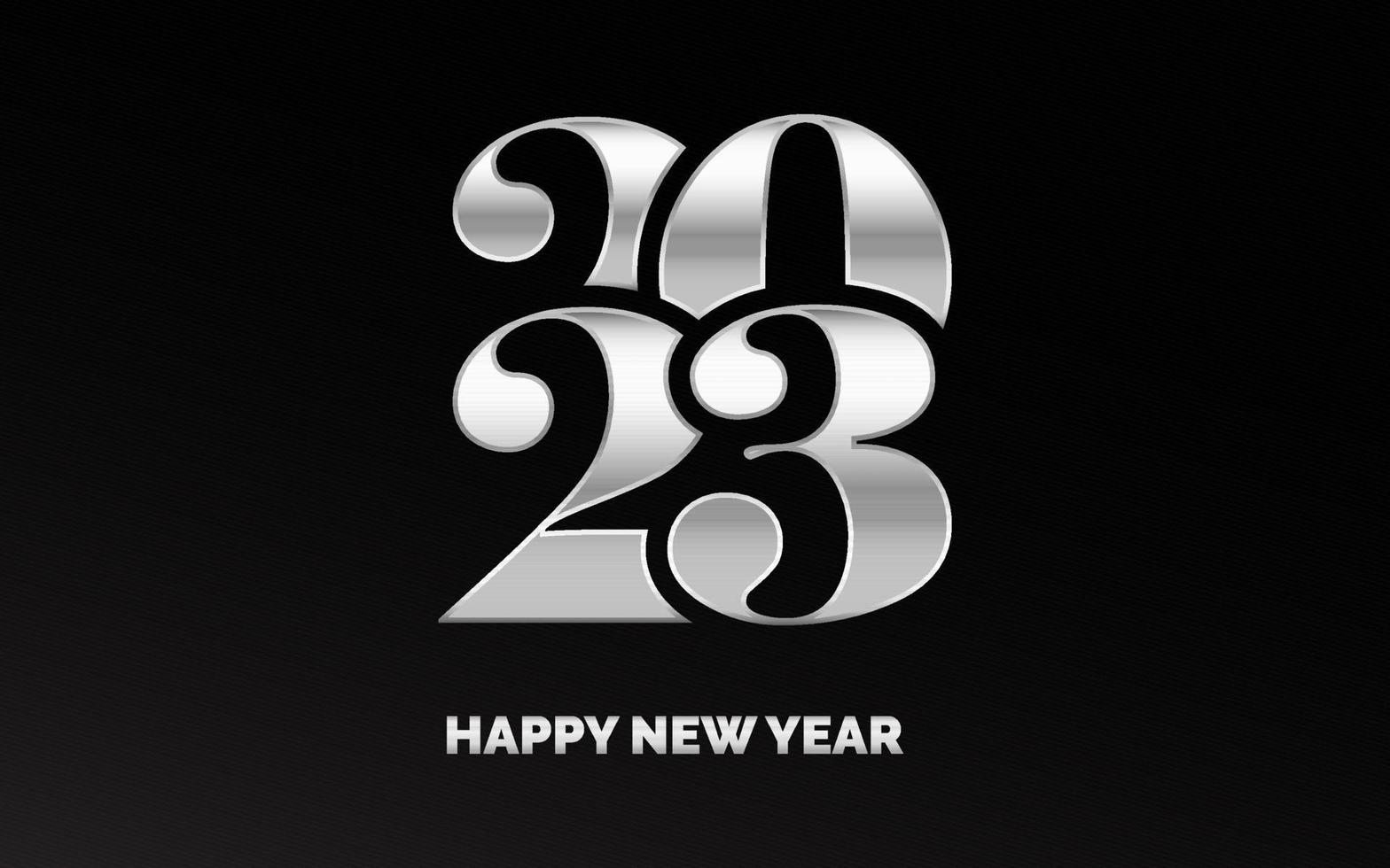 2046 Happy New Year symbols. New 2023 Year typography design. 2023 numbers logotype illustration vector