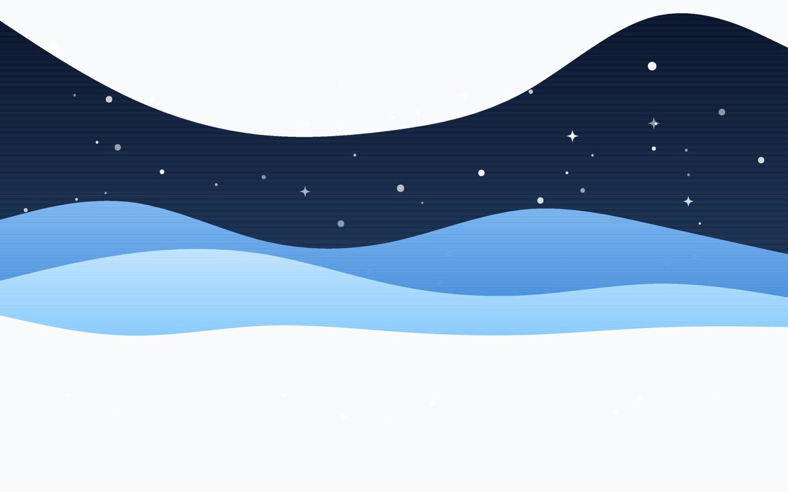 fondo azul de ondas creativas. composición de formas dinámicas vector