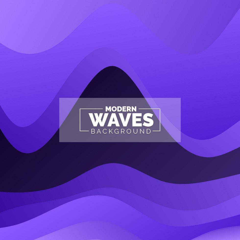 water Wave vector abstract background flat design style