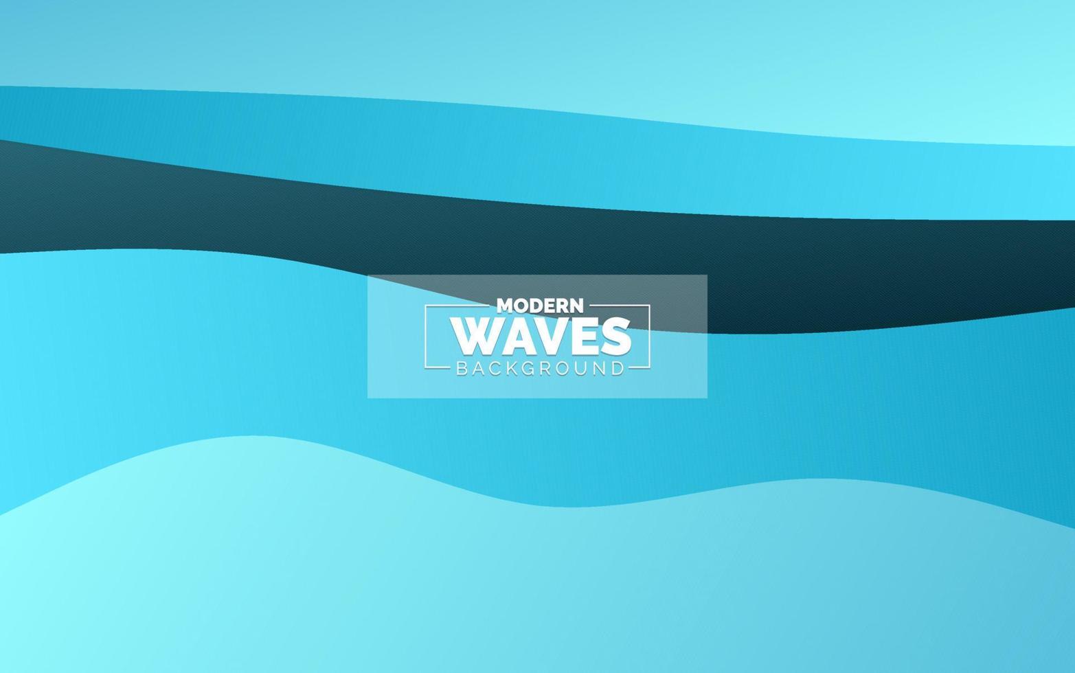 water Wave vector abstract background flat design style