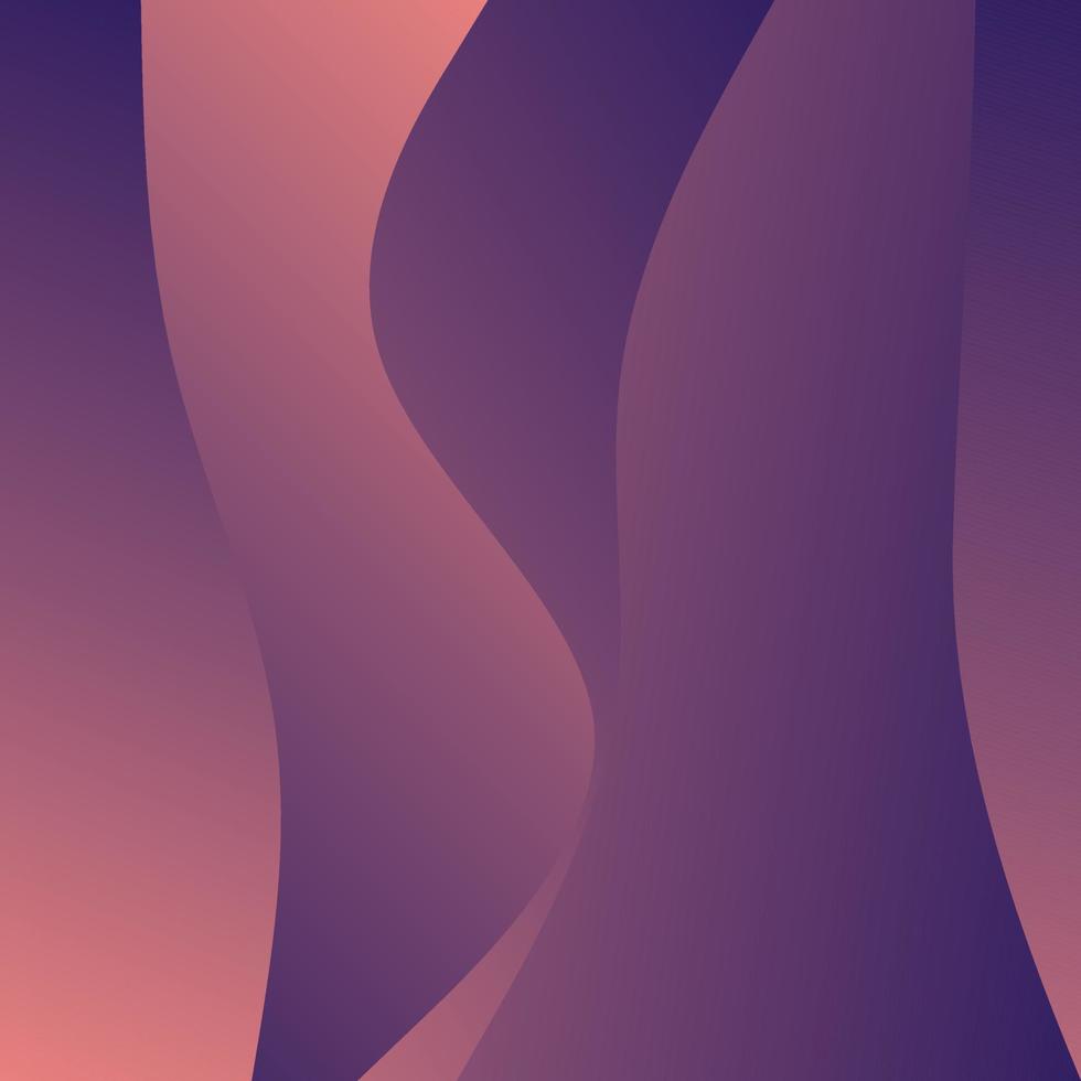 fondo abstracto de ondas rojas. composición de formas dinámicas vector