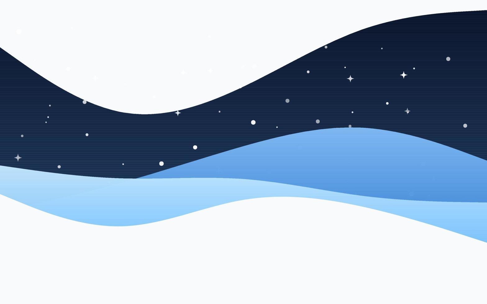 fondo azul de ondas creativas. composición de formas dinámicas vector