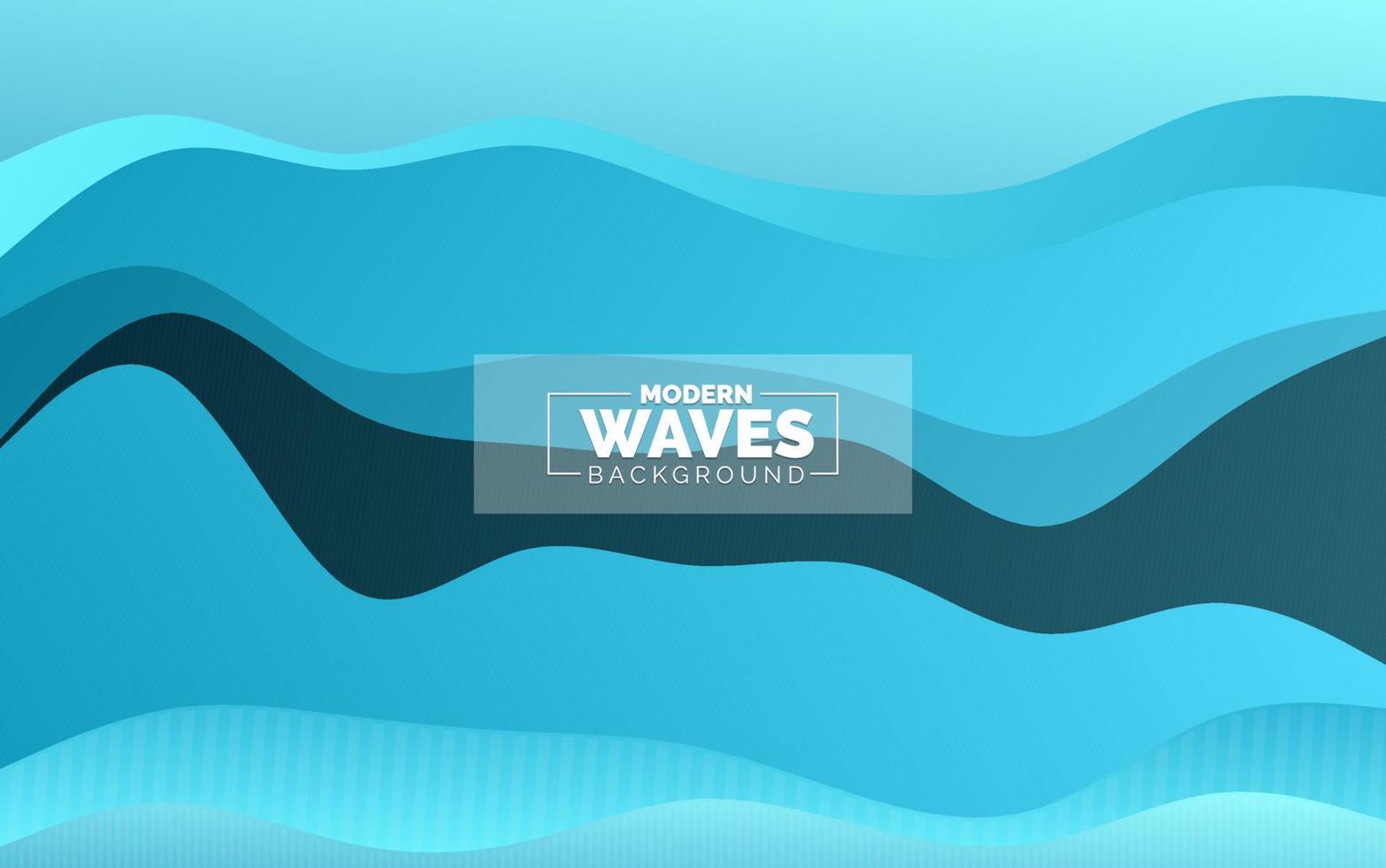 wave vector abstract background flat design stock illustration