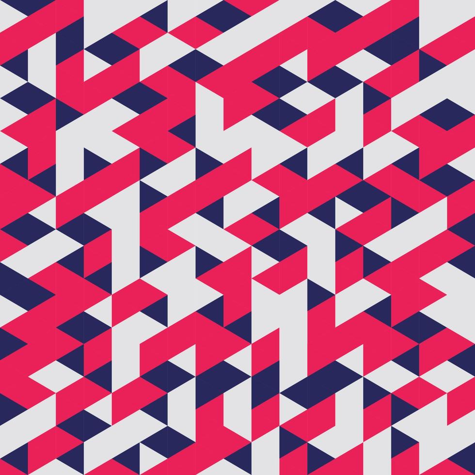 Red Geometric Seamless pattern Abstract background vector