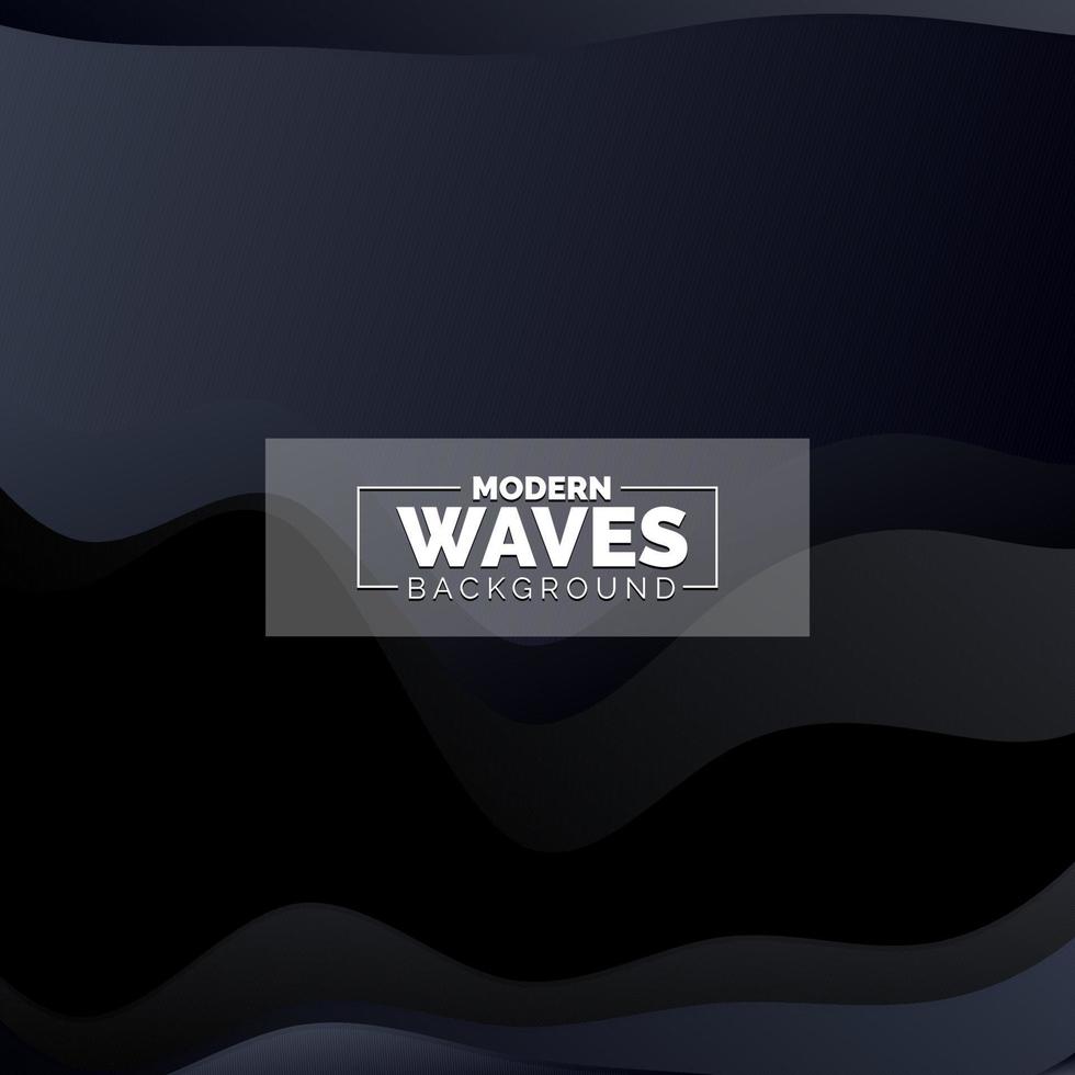 wave vector abstract background flat design stock illustration