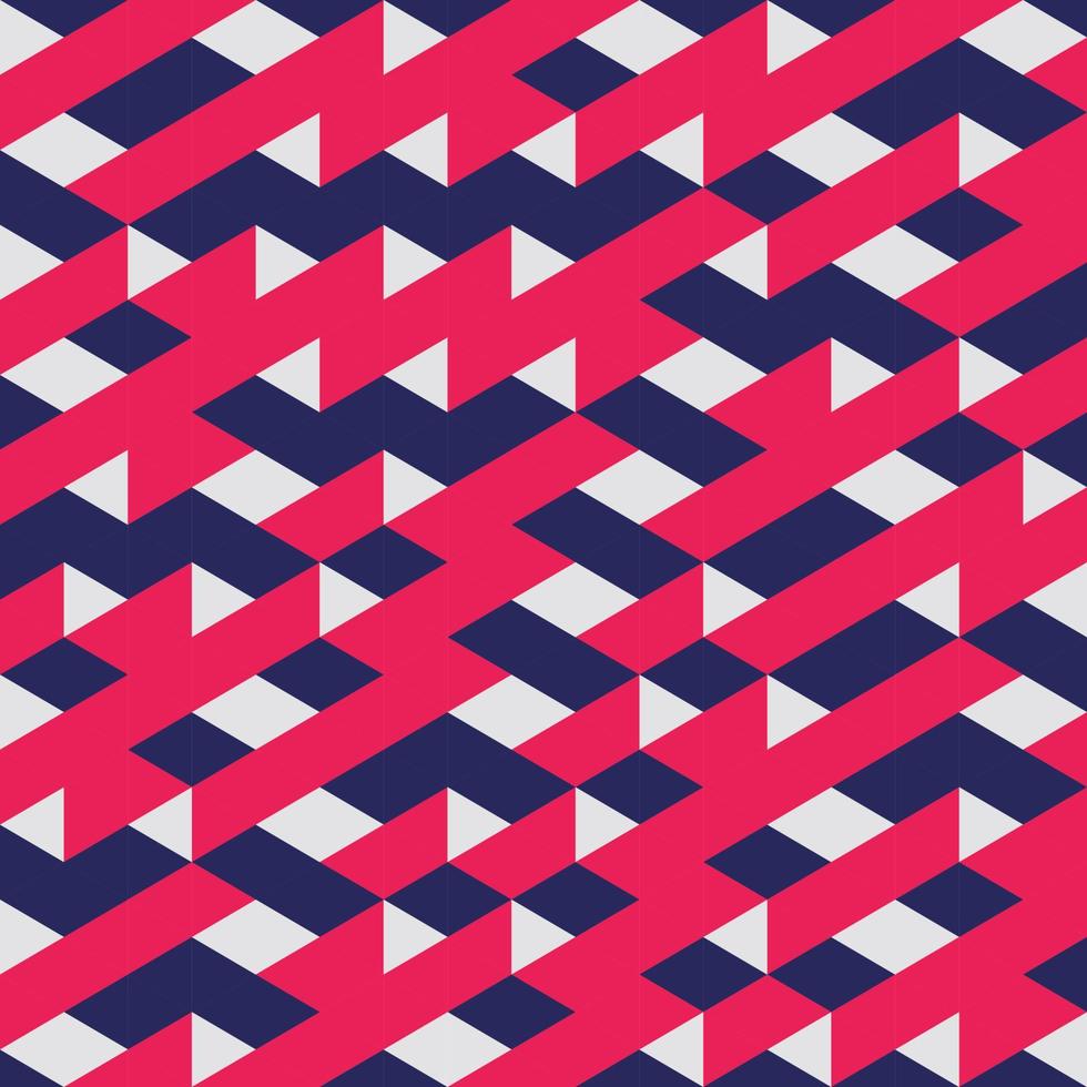 Red Geometric Seamless pattern Abstract background vector