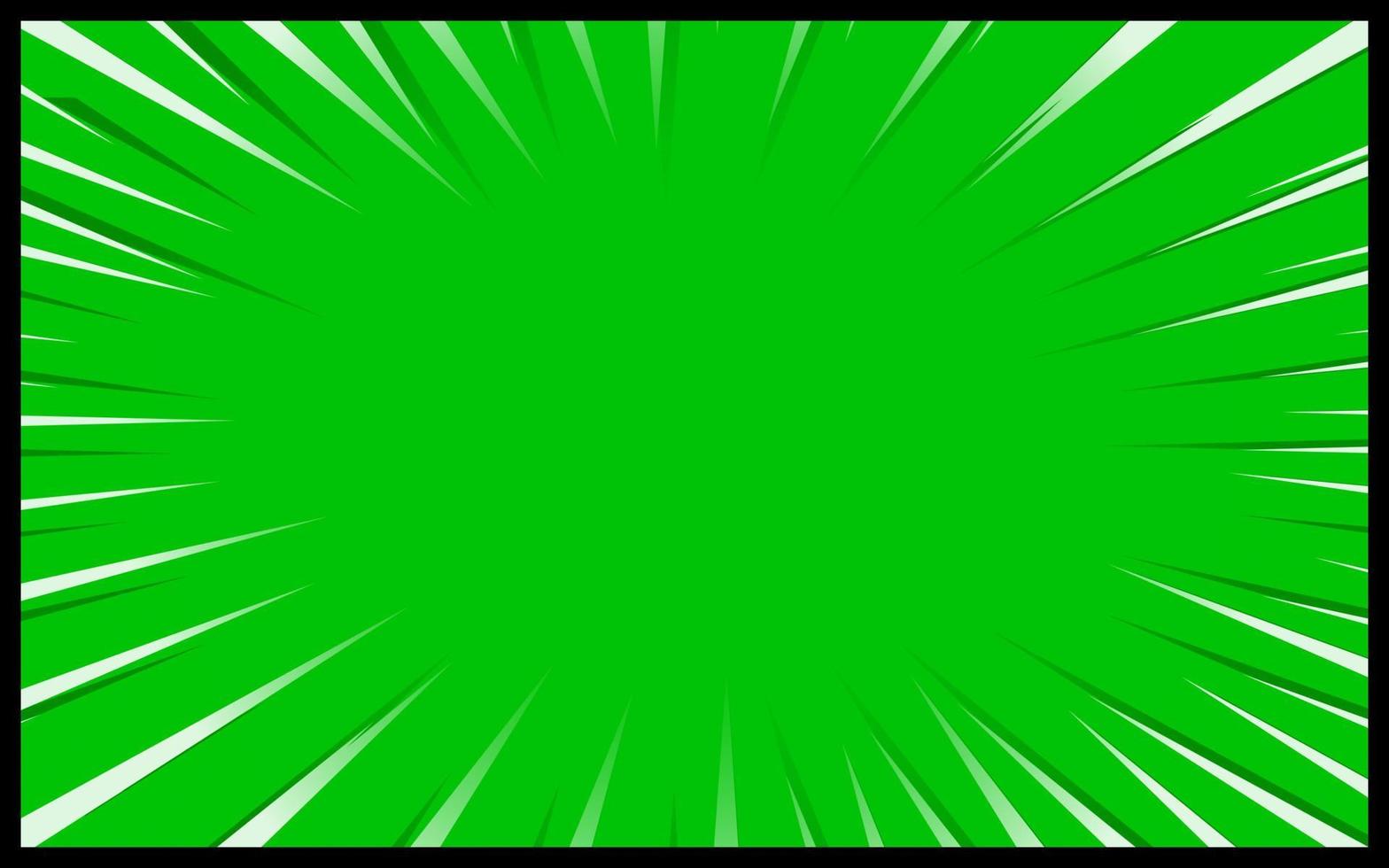 Green comic background Retro vector