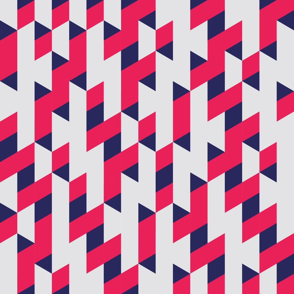 Red Geometric Seamless pattern Abstract background vector