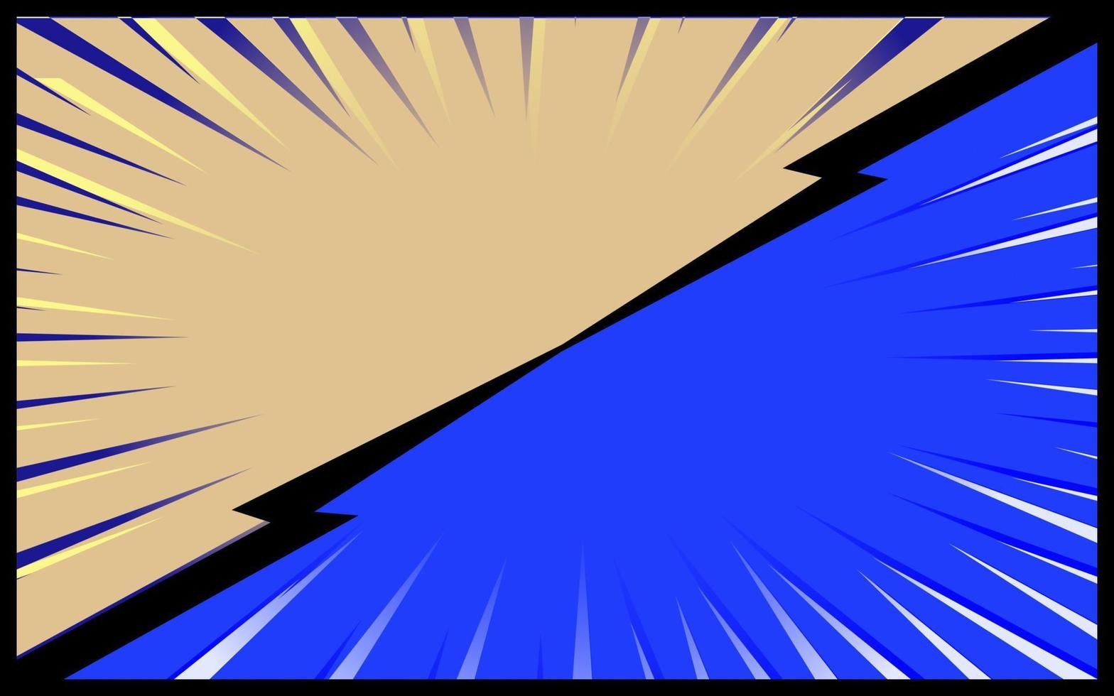Offwhite and Bue comic background Retro vector