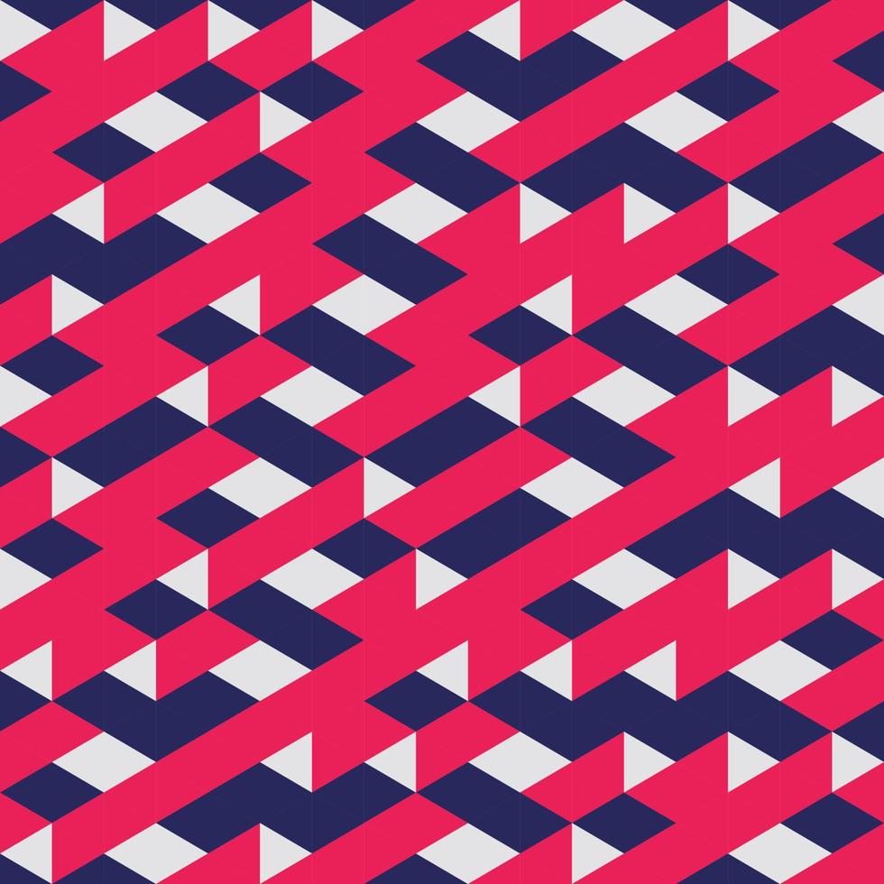 Red Geometric Seamless pattern Abstract background vector