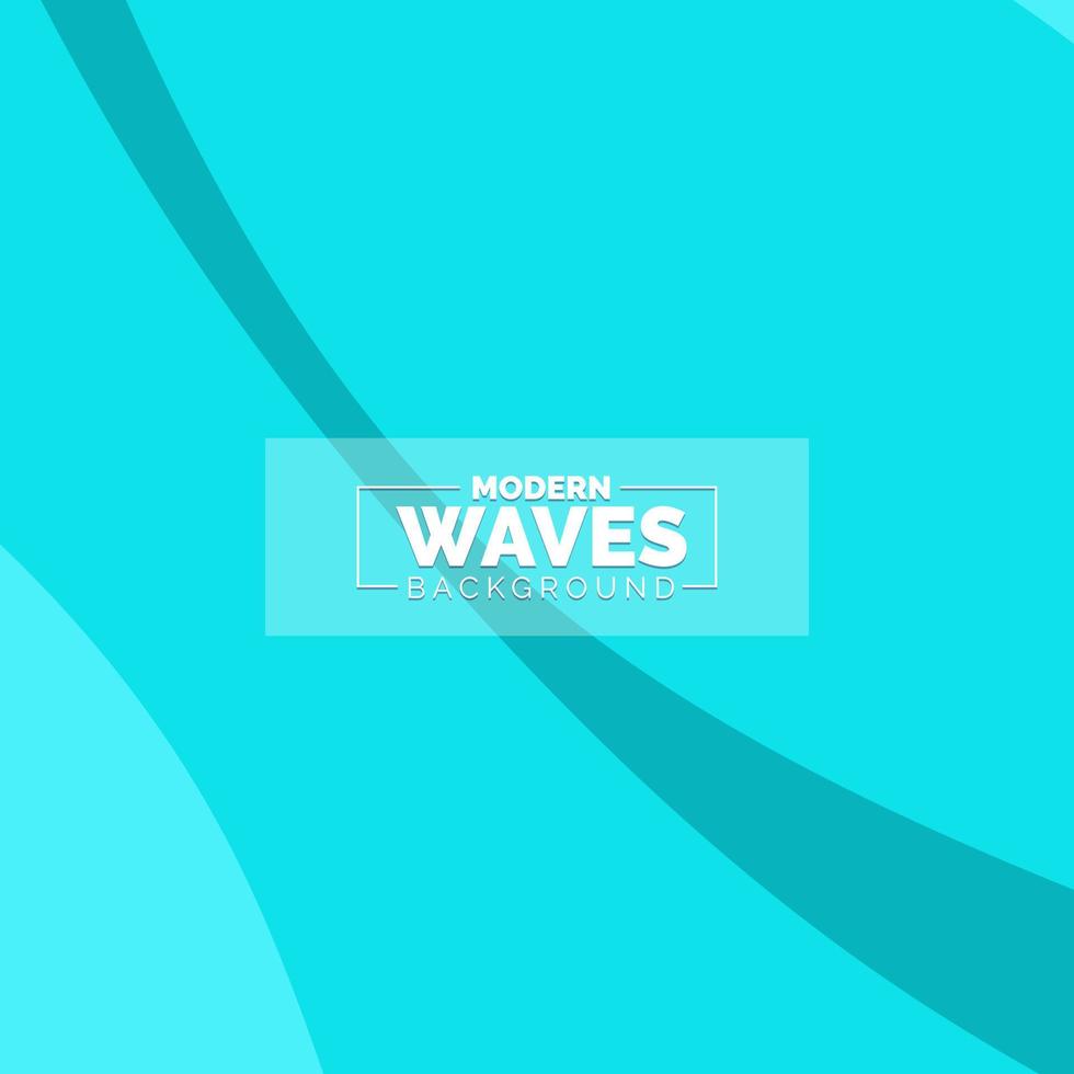 water Wave vector abstract background flat design style