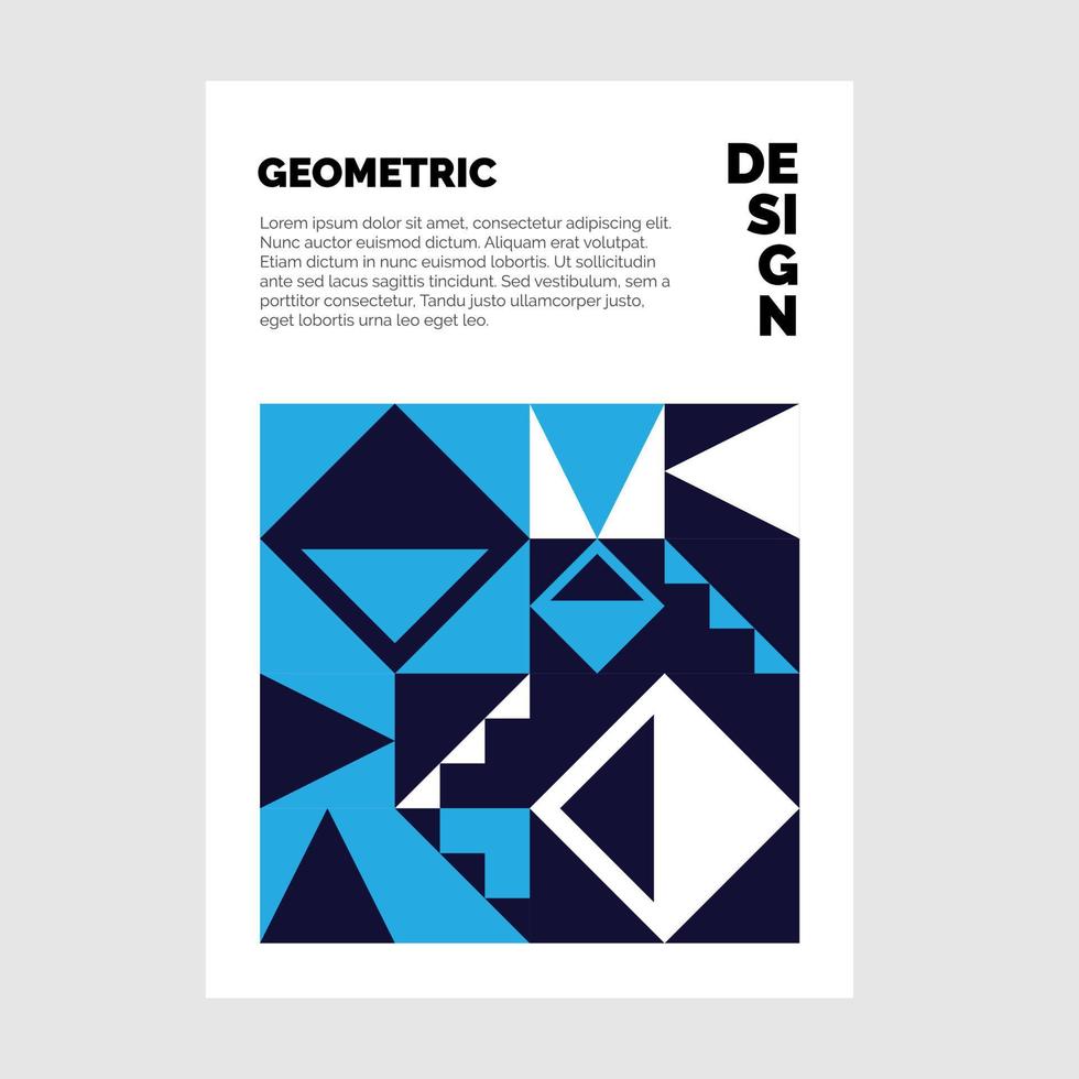 Colorful geometric Brochure background vector illustration