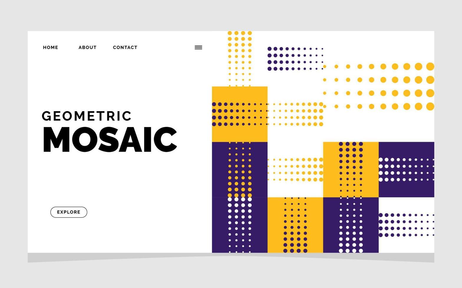 Geometrical abstract background Vector illustration