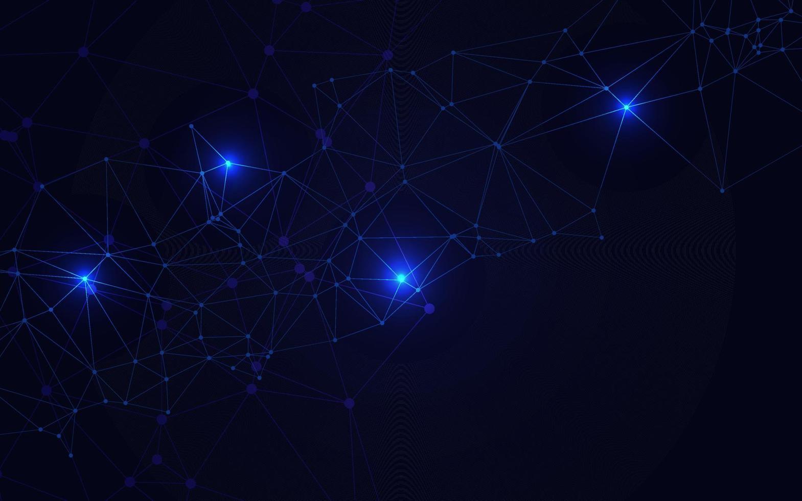 Blue Technology background. Creative lighting template background vector