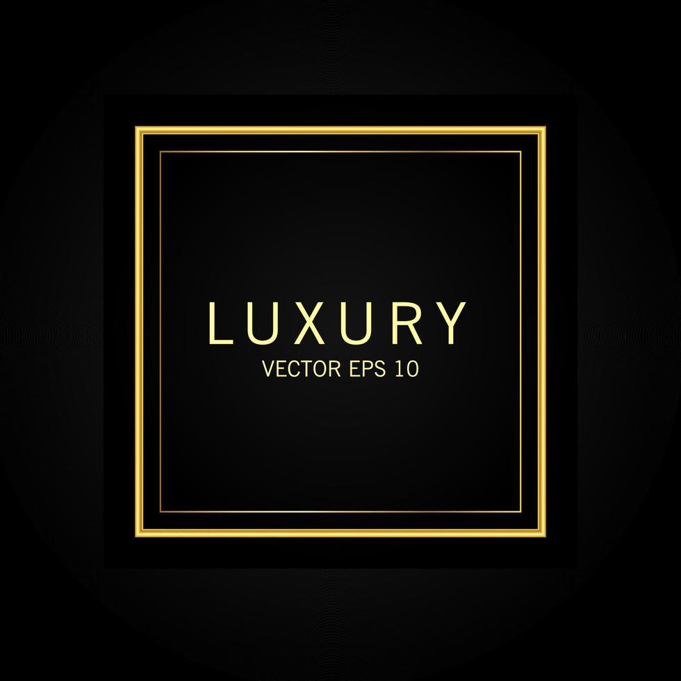 Luxury gold badges and labels premium quality product vector