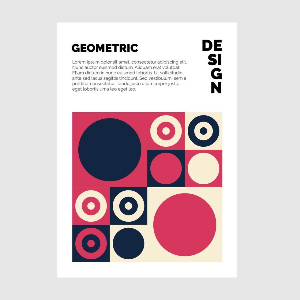 Colorful geometric Brochure background vector illustration