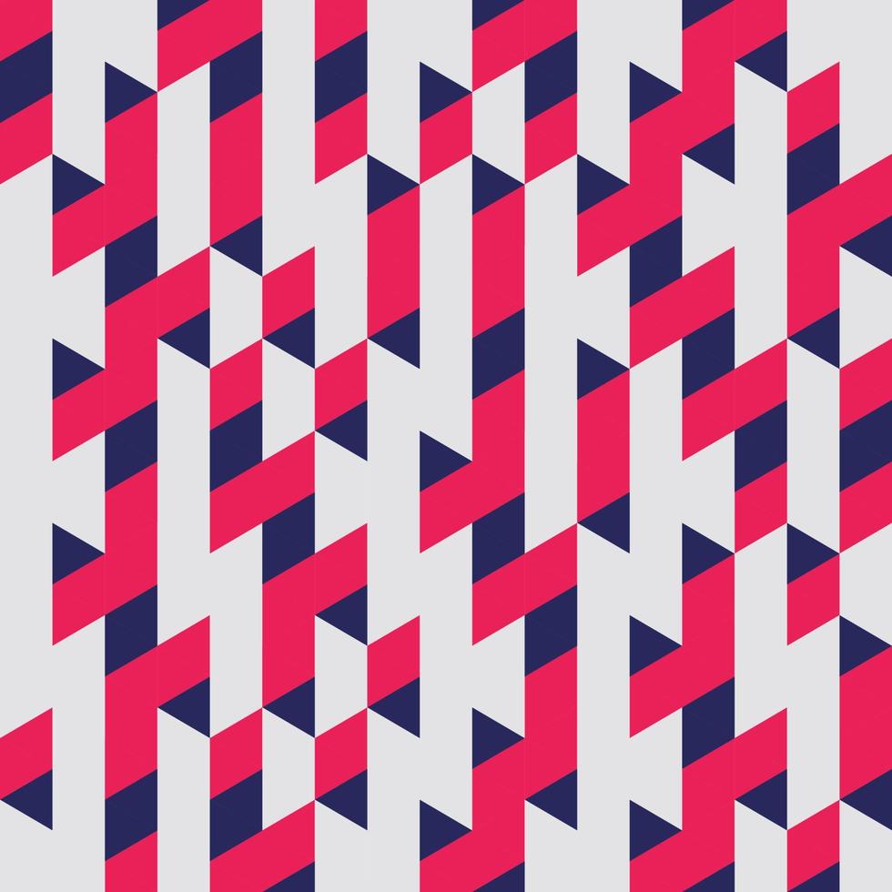 Red Geometric Seamless pattern Abstract background vector