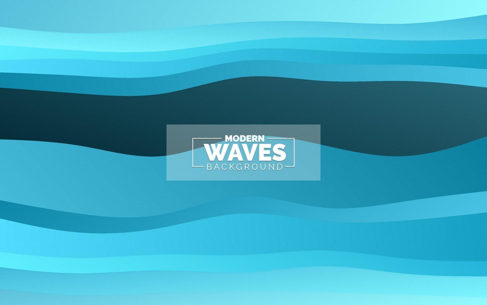 water Wave vector abstract background flat design style