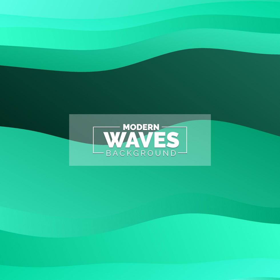 water Wave vector abstract background flat design style