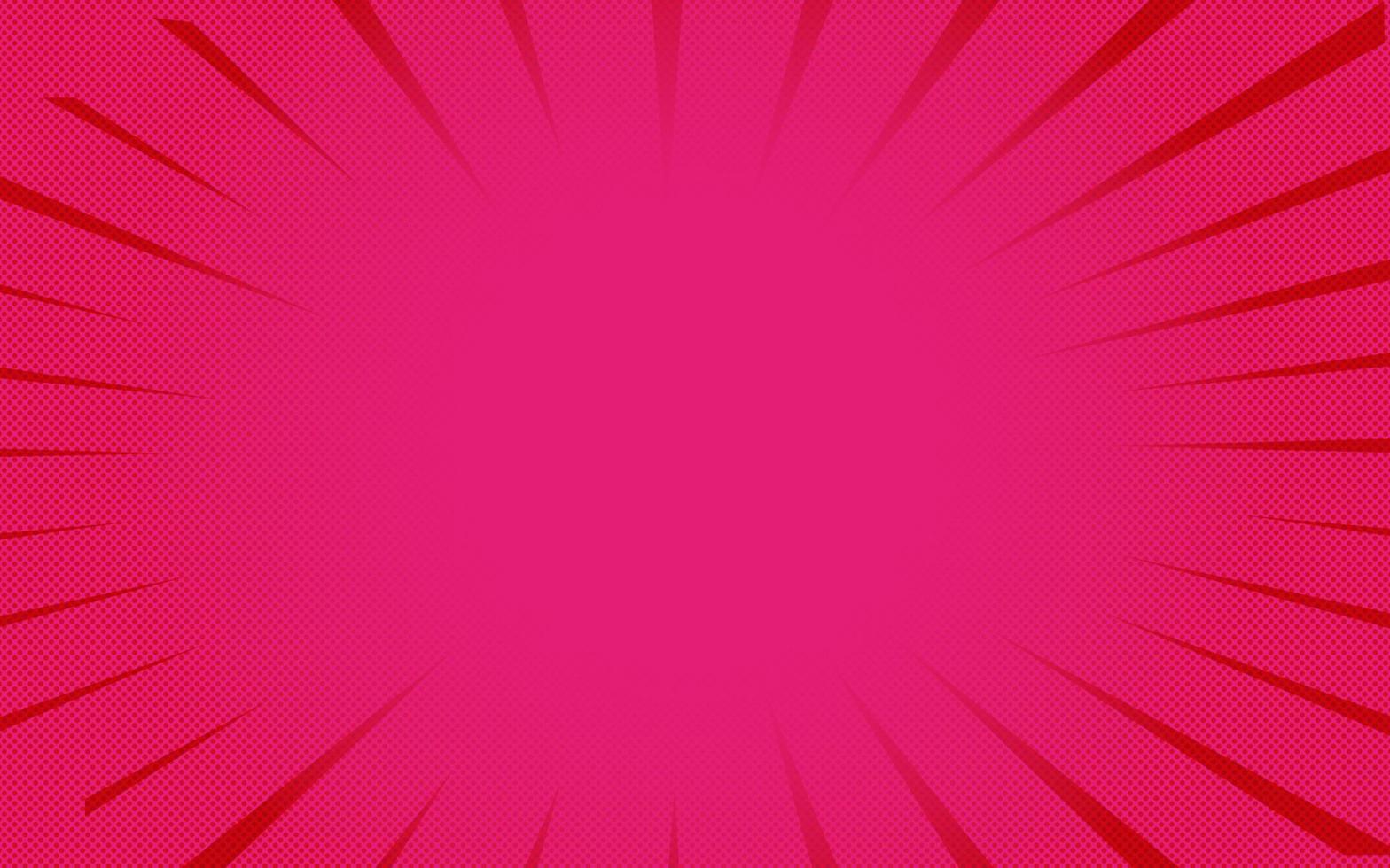 Pink comic background Retro vector