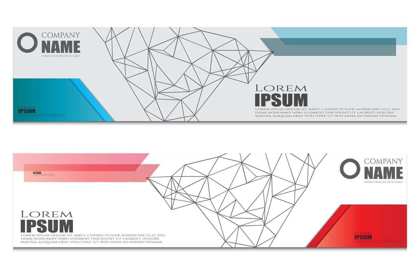 modern banner design vector