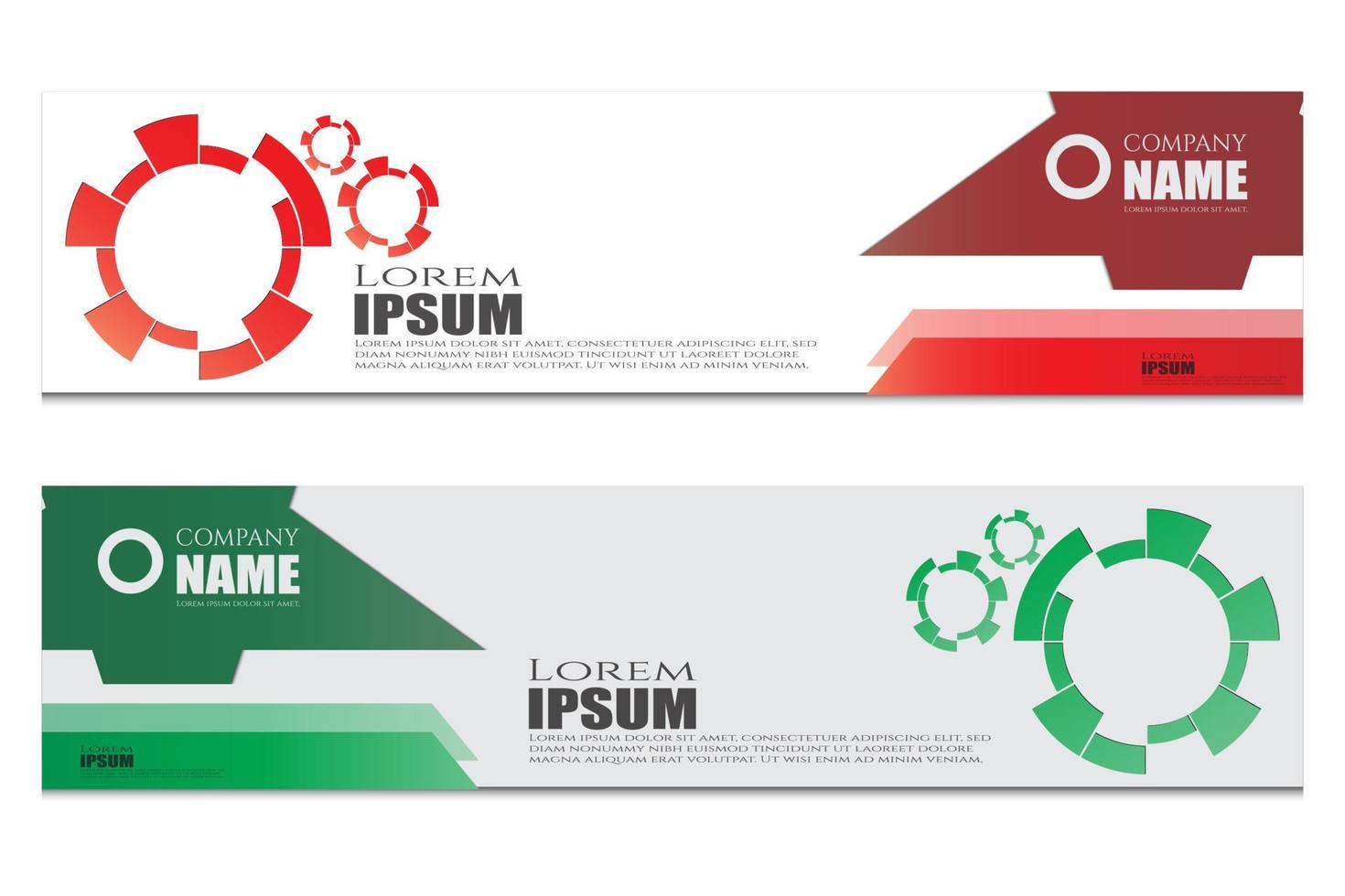 modern banner design vector