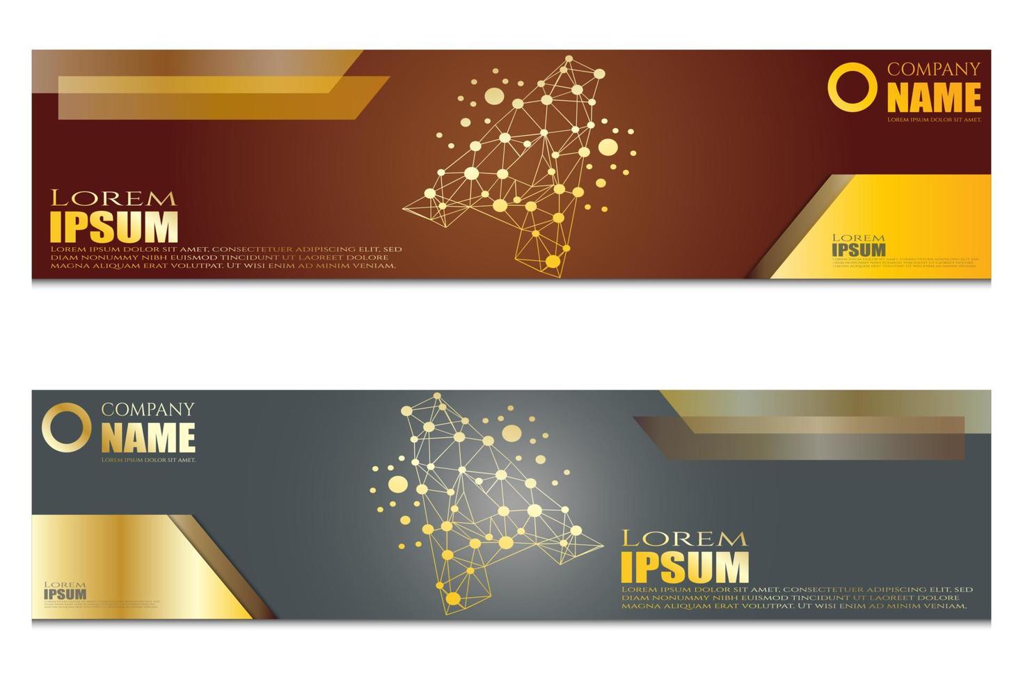 simple banner post template vector