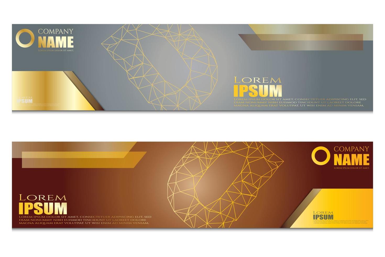 simple banner post template vector