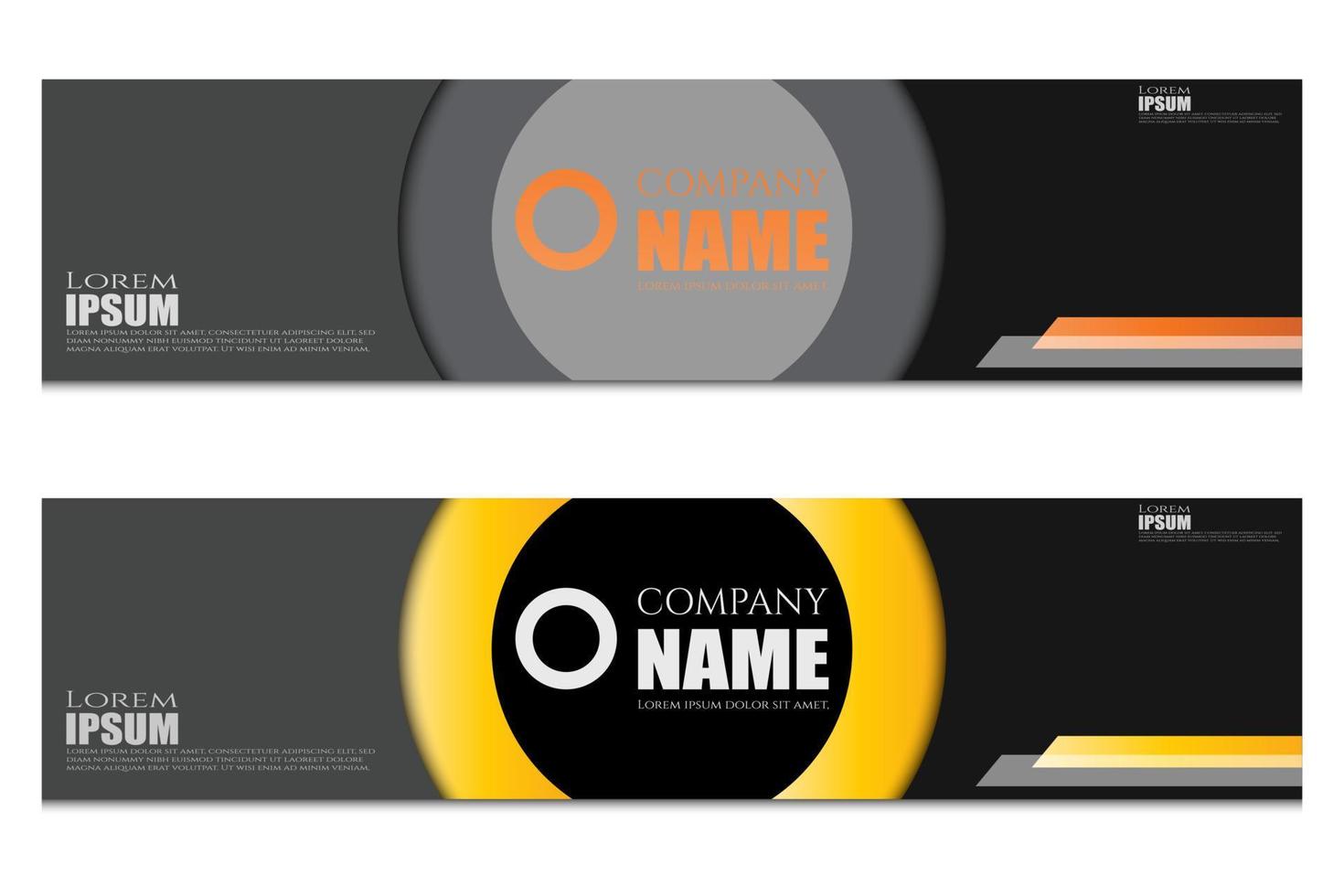 simple banner post template vector