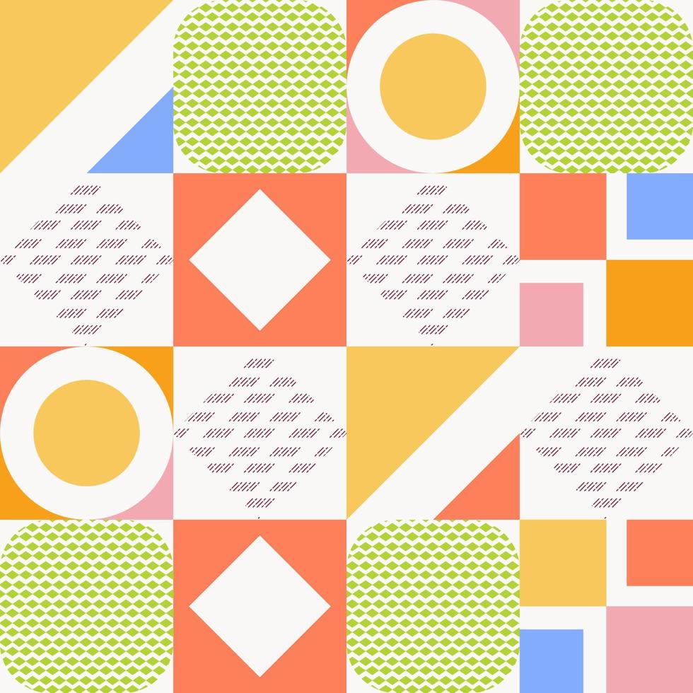 geometría minimalista con formas simples. diseñar patrones vectoriales abstractos para banners web, presentaciones comerciales, paquetes de marca, telas impresas, papeles pintados vector