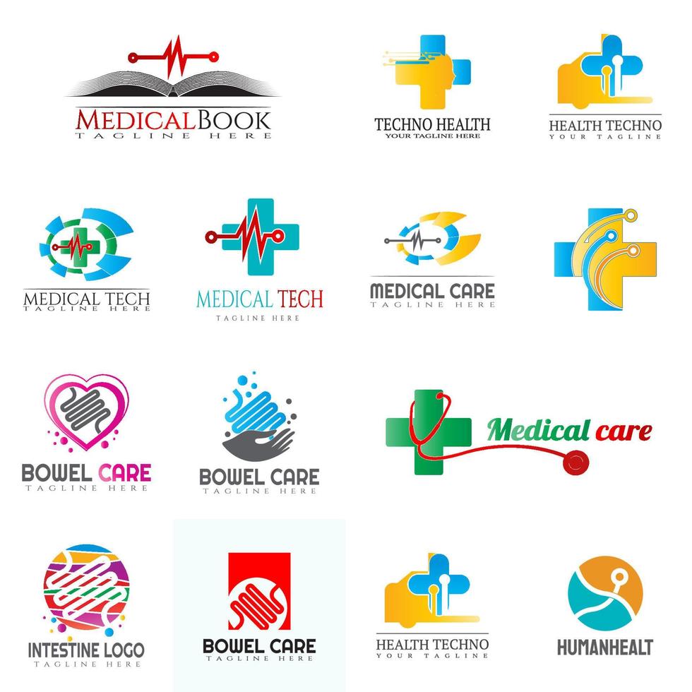 medical care icon or logo for apps or websites vector