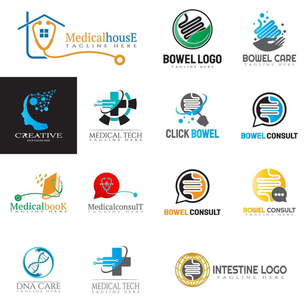 medical care icon or logo for apps or websites vector
