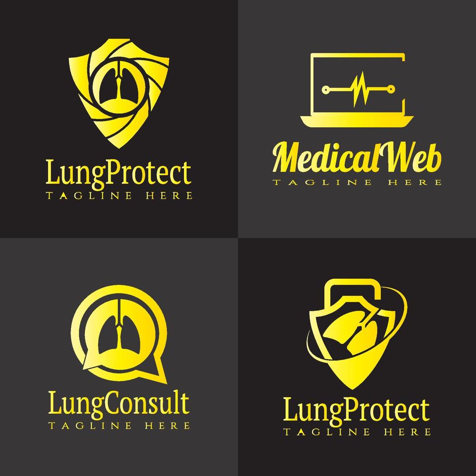 icono o logotipo de atención médica para aplicaciones o sitios web vector