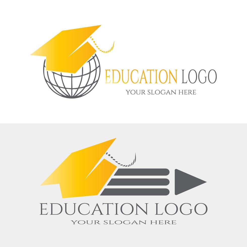 education logo or icon for apps or websites vector