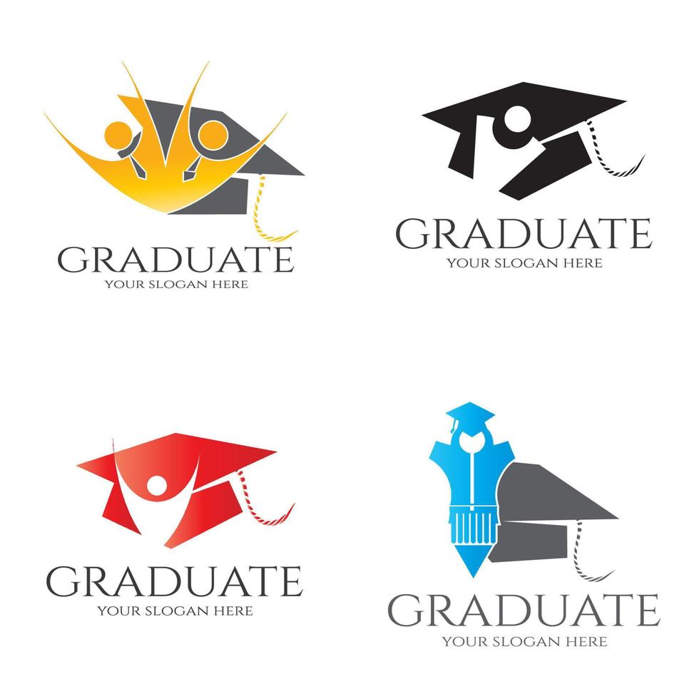 education logo or icon for apps or websites vector