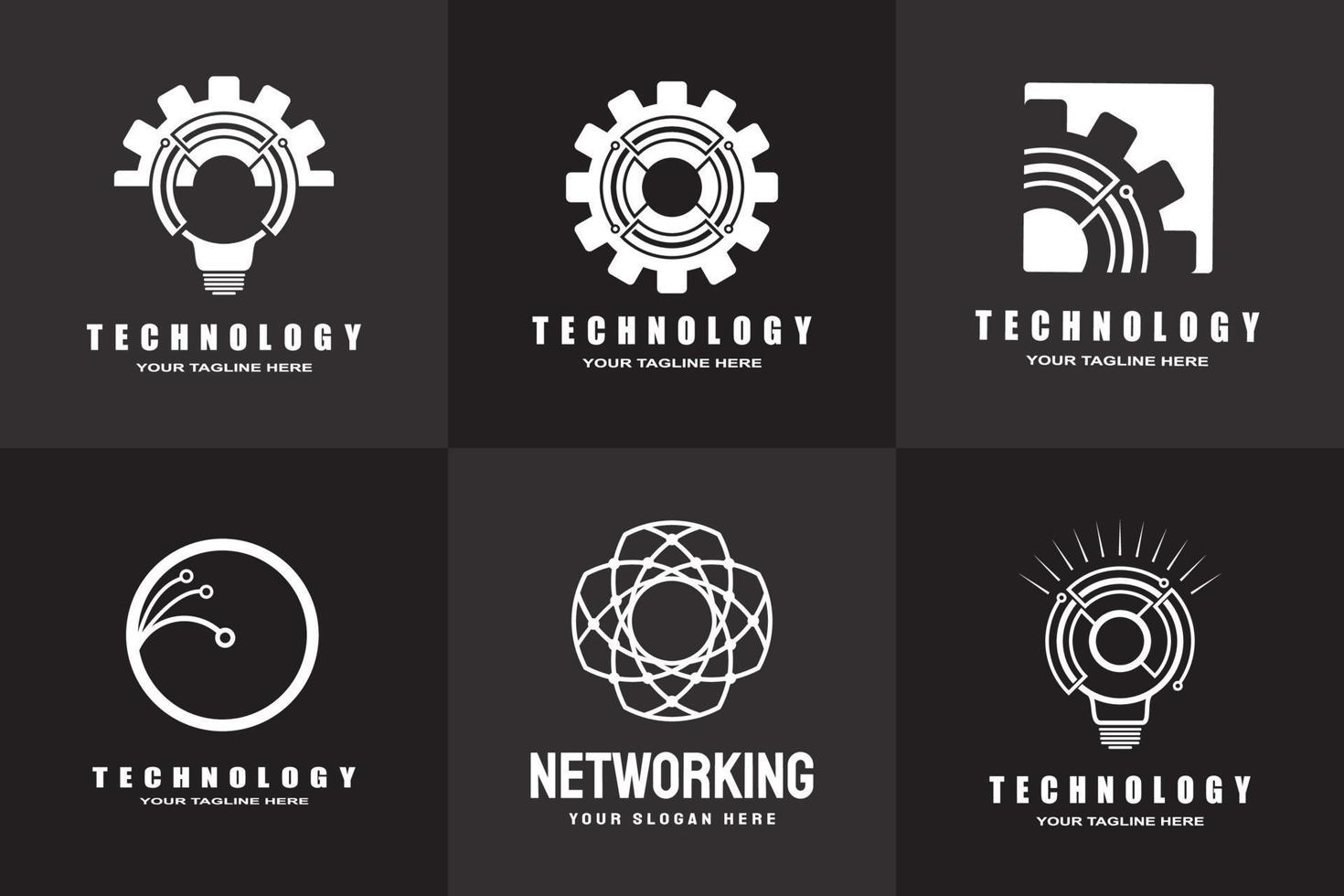 future technology icon vector