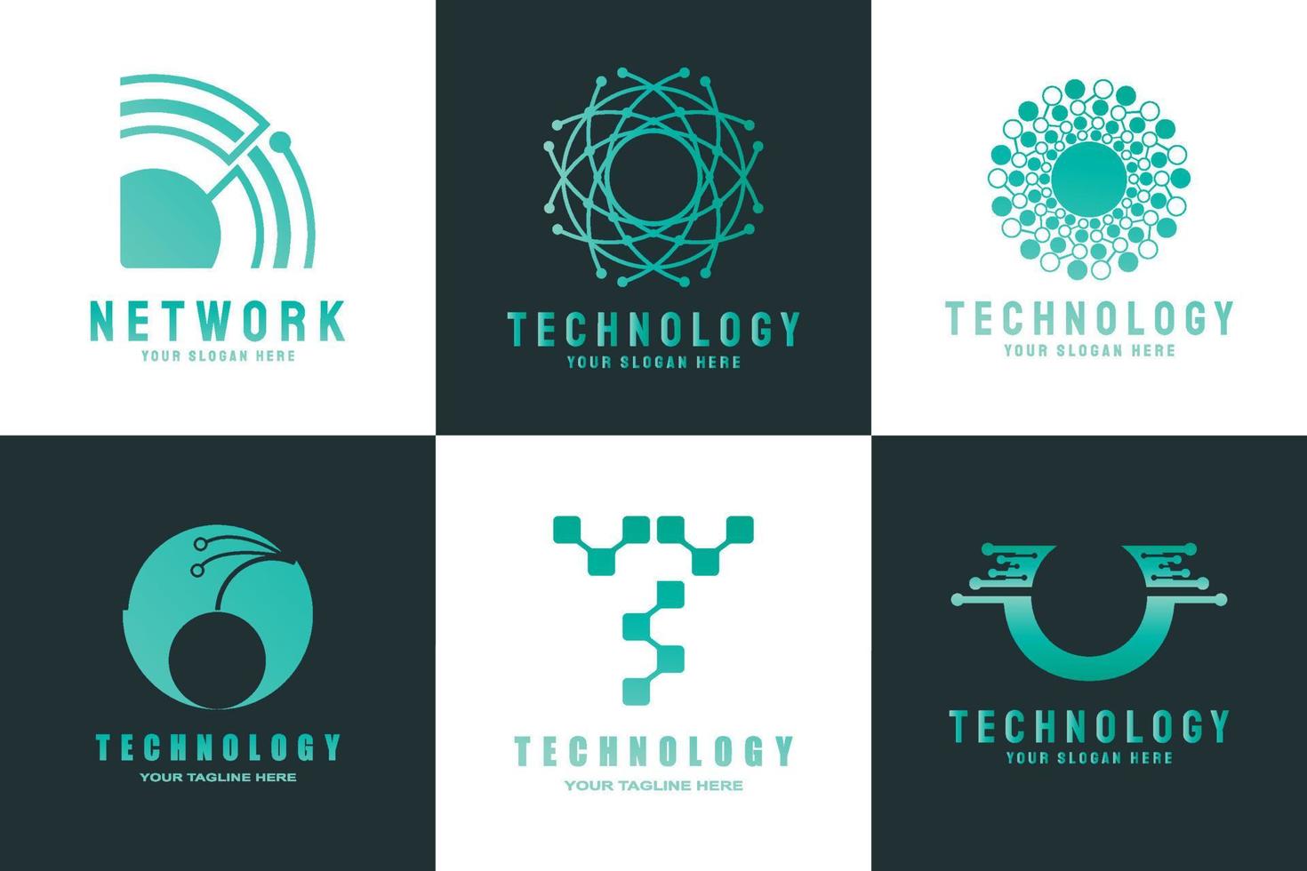 future technology icon vector