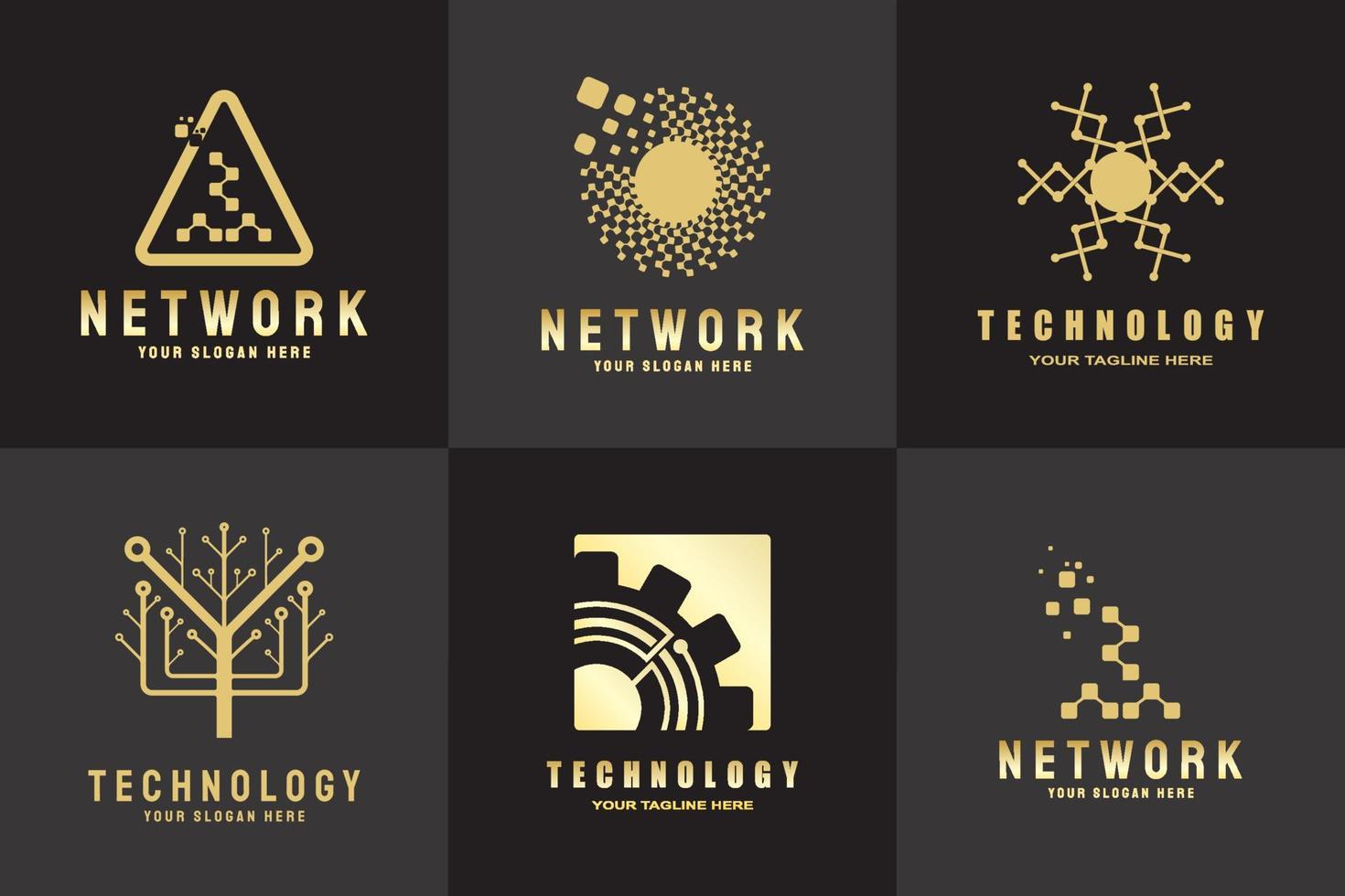future technology icon vector