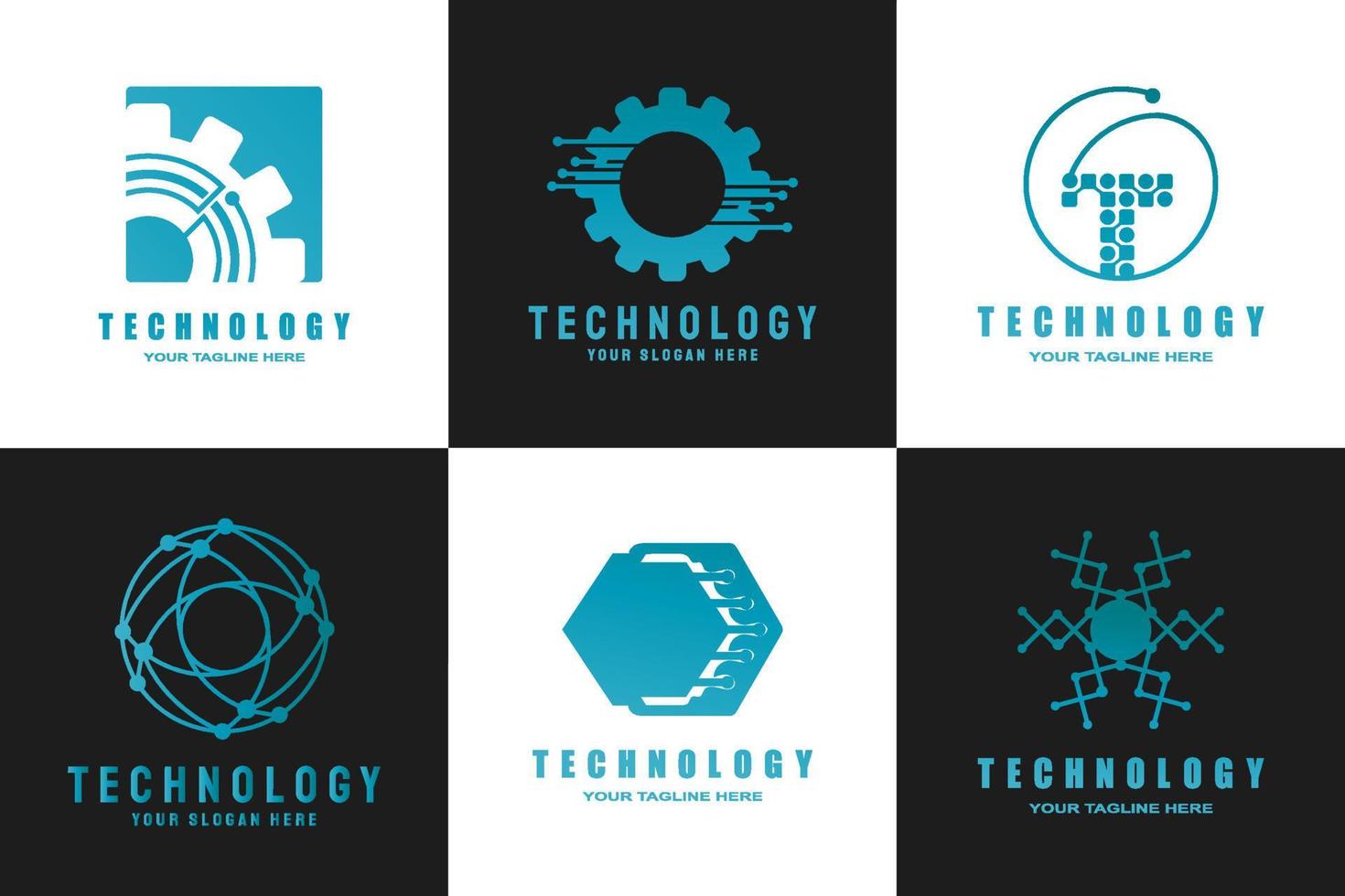 icono de tecnología futura vector