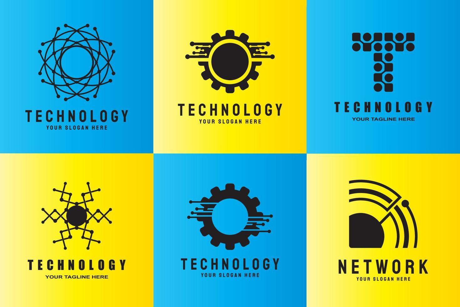 icono de tecnología futura vector