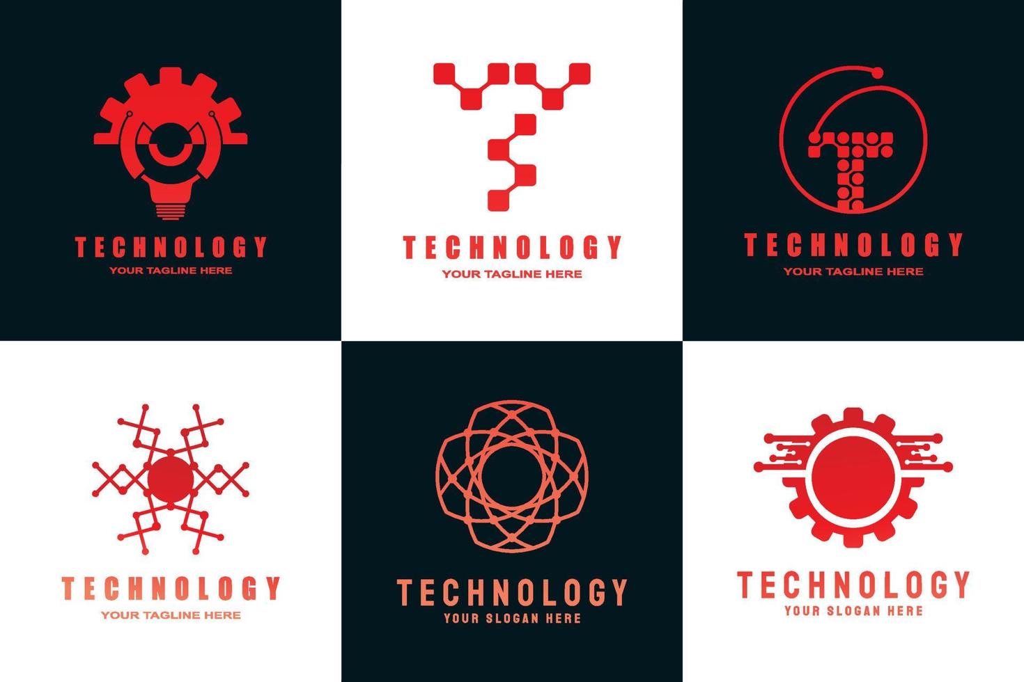 future technology icon vector