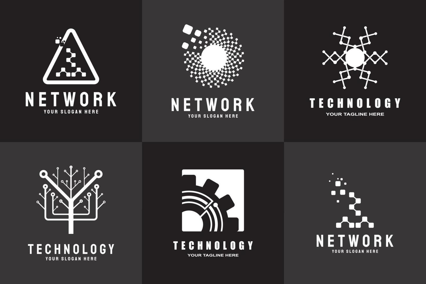 icono de tecnología futura vector