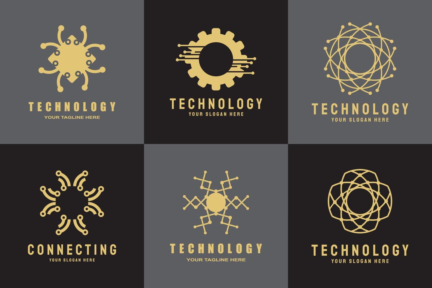 icono de tecnología futura vector