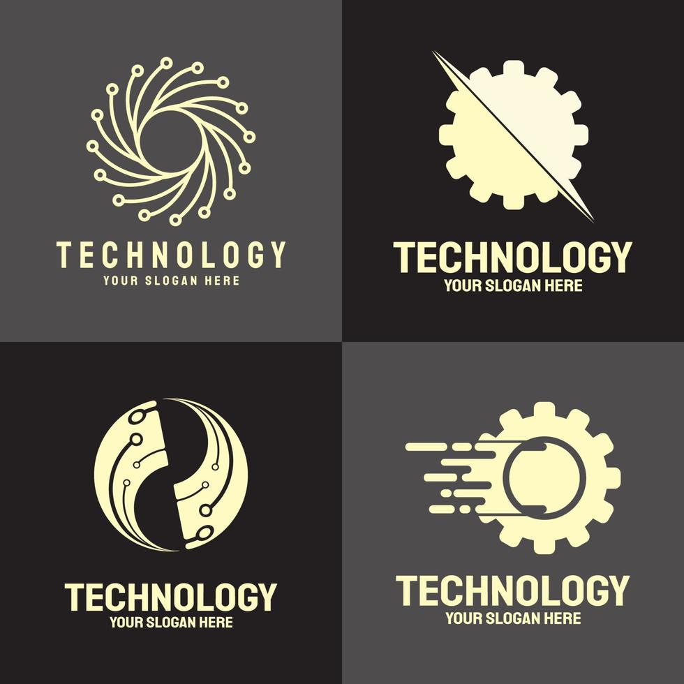 future technology icon vector