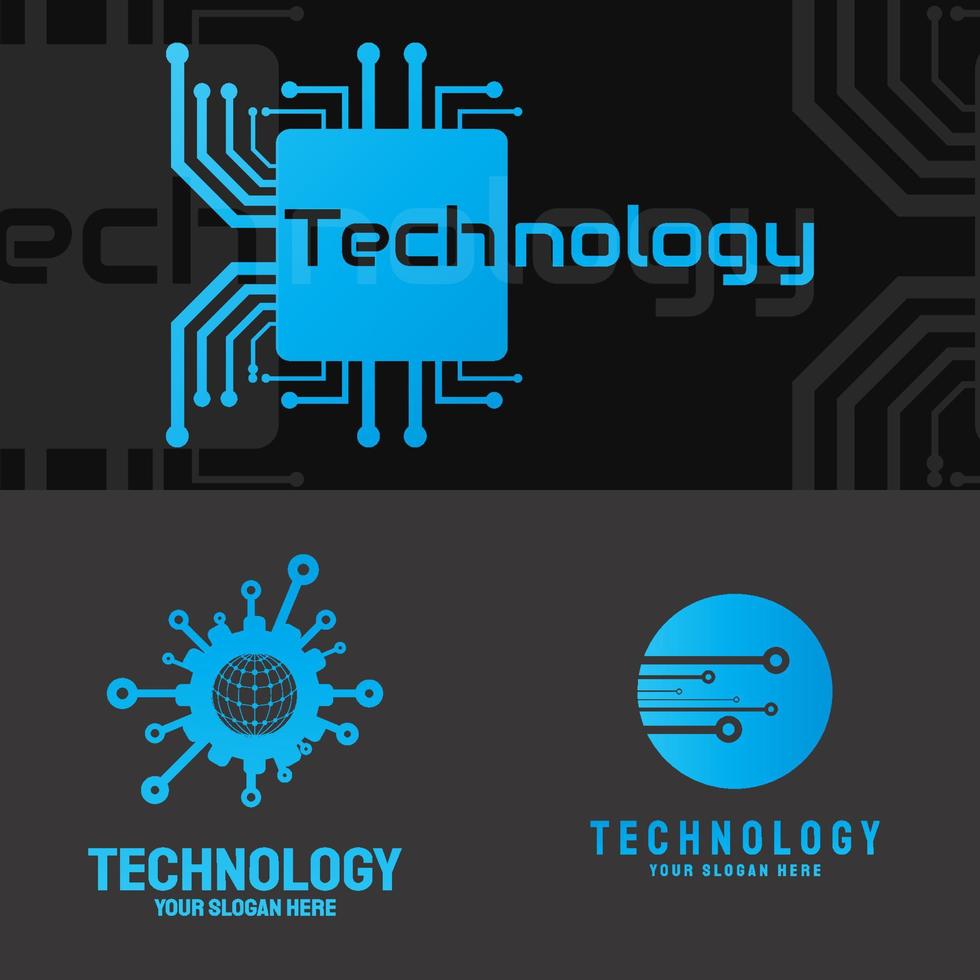 icono de tecnología futura vector