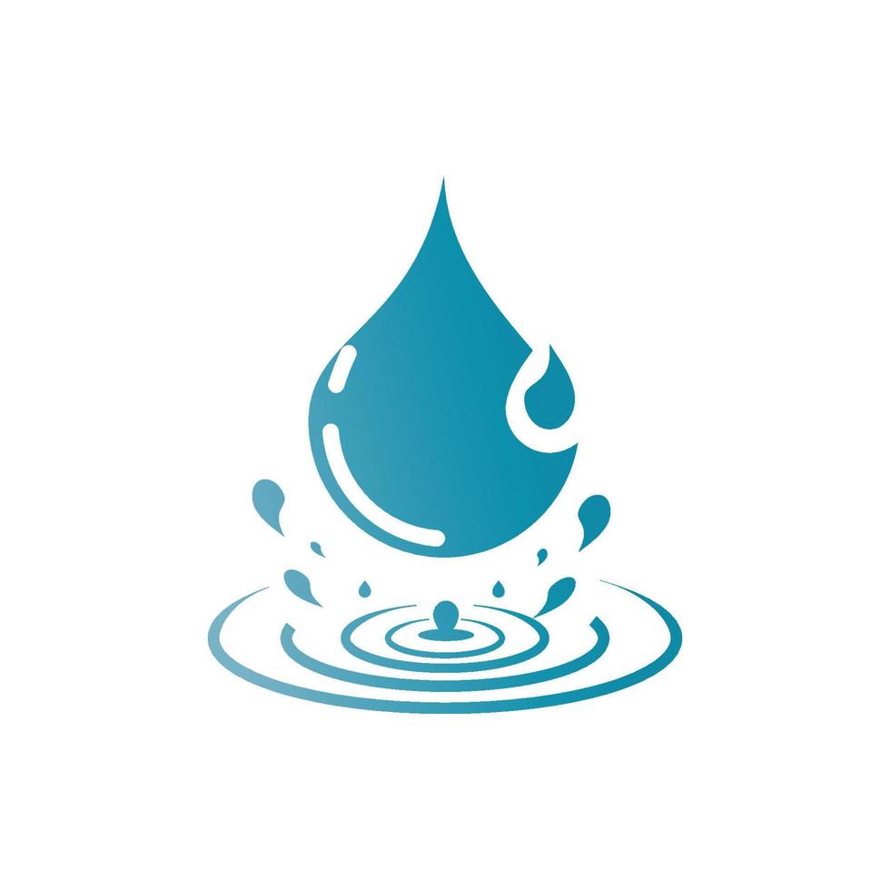 water droplet icon vector