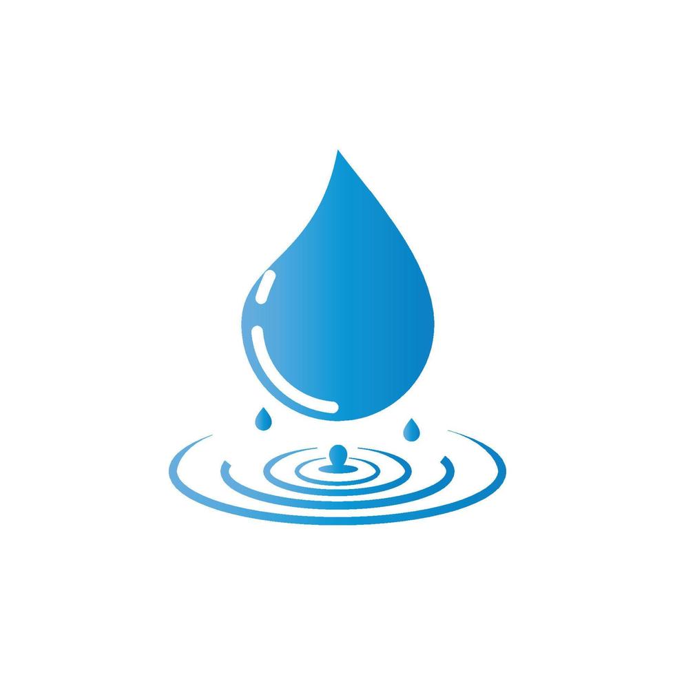 water droplet icon vector