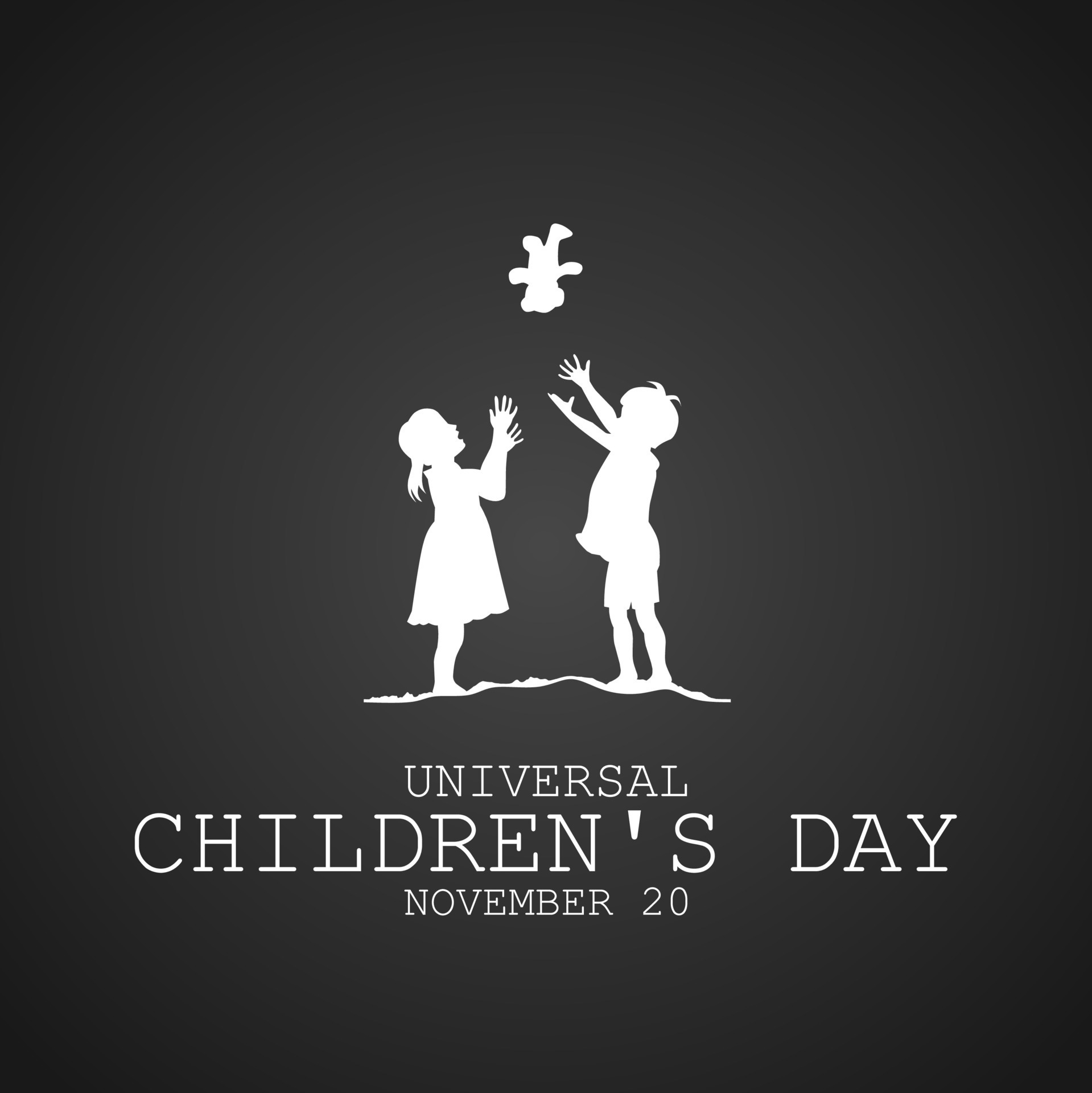 Universal children's day theme poster. Vector illustration. 19187435